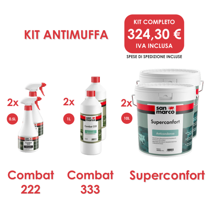 KIT Risparmio Antimuffa/Igenizzante SUPERCONFORT